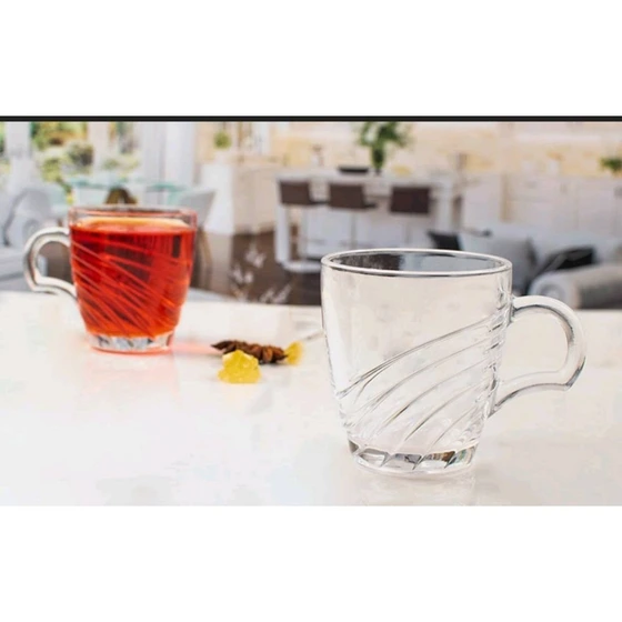 تصویر 1 از فروش ارزان لیوان دسته دار بلور مدل کادیز